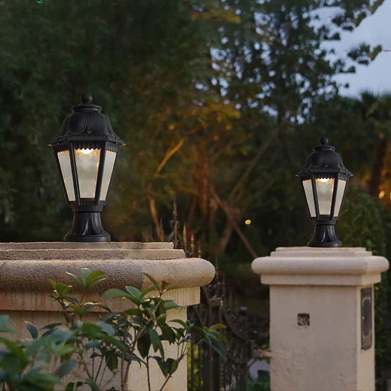 

Итальянский креативный шестиугольный пластиковый уличный двор пейзажная колонна фара уличный водонепроницаемый парковый коридор светодиодный уличный фонарь