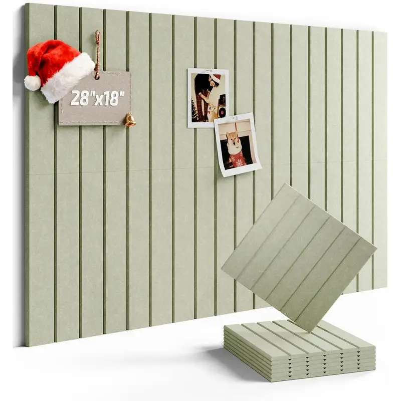 Sound-absorbing Felt Cork Tiles Bulletin Pin Board Decoration Soundproof Pads Acoustic Wall Panel Decorative for Wall Home Decor