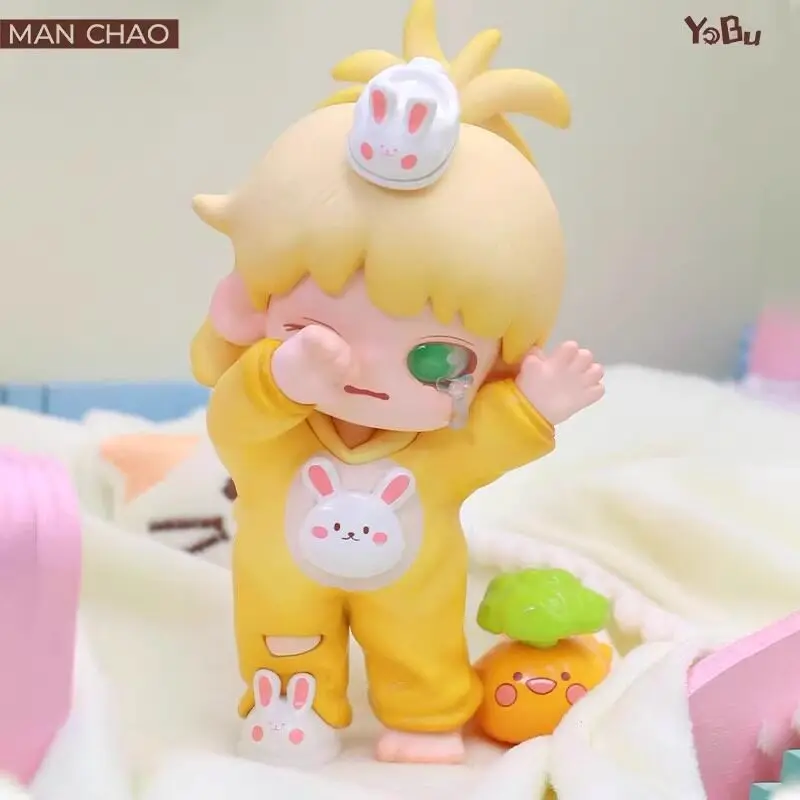 

YOBU 2nd Gen Kawaii Doll Blind Box Trendy Art Toy Cute Desktop Ornament New Year Gift for Girls First Experience Collectible