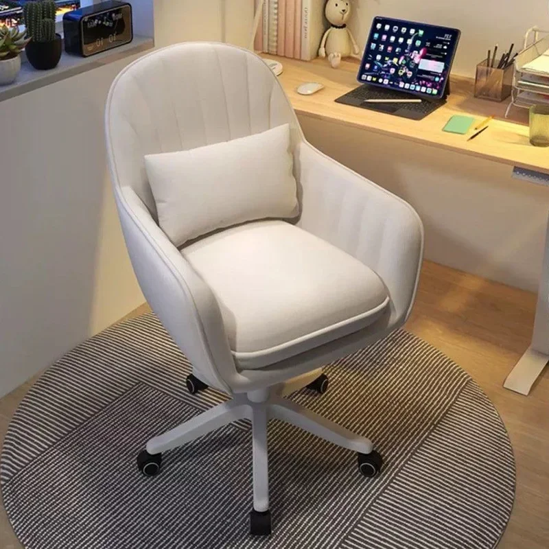 Home Office Chair Computer Chair with Mid-Back Upholstered Modern Tufted Computer Task Chair Swivel Height Adjustable Velvet