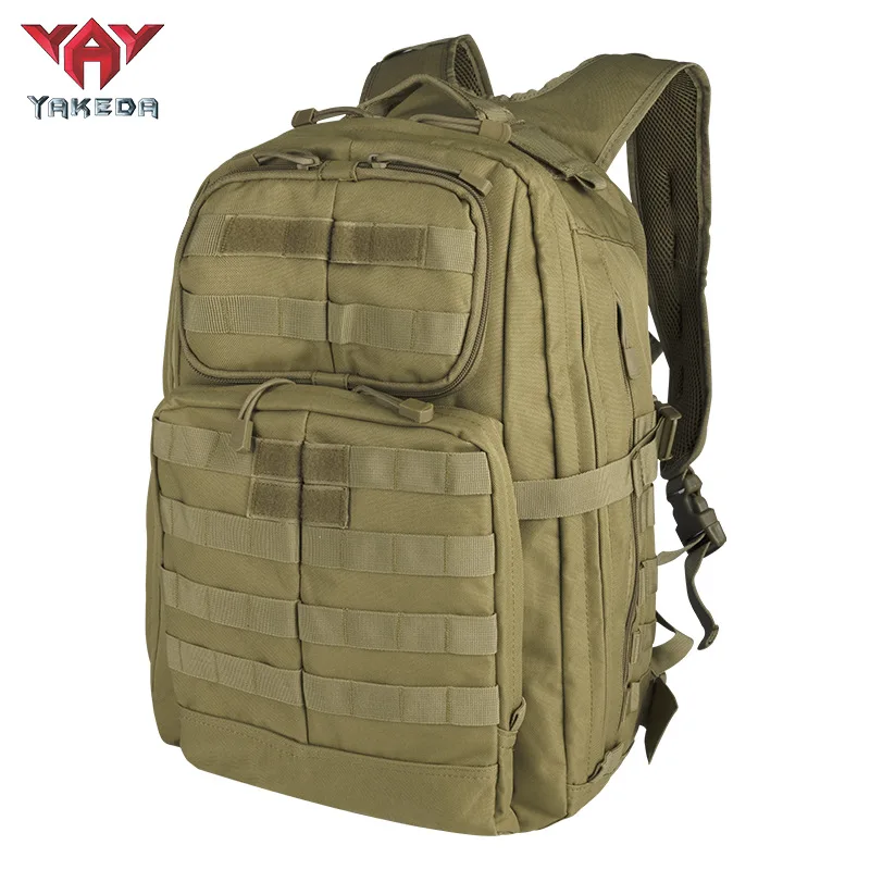 

YAKEDA Tactical Attack Bag Camouflage Outdoor Large Capacity Backpack Men's Travel Bag Waterproof Tactical Backpack Hunting Bag