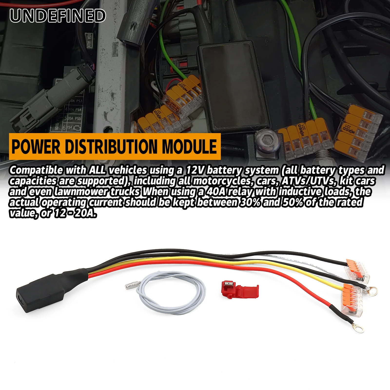 

Healtech ThunderBox TB-U01 16A Power Distribution Module – Smart Fuse Box for Motorcycle/ATV/UTV/Car 12V Accessories