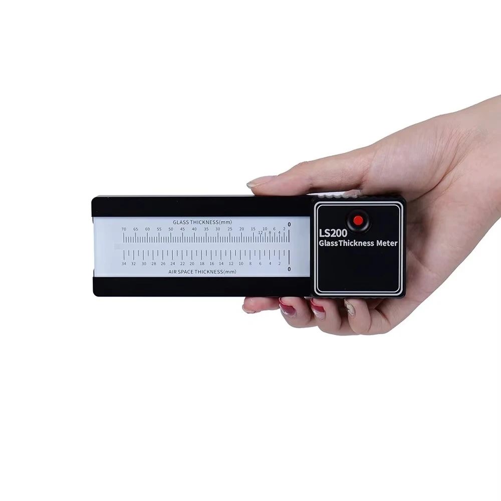 Double Triple Glazing Low-E Glass Thickness Gauge Single Side Measurement Laser Measuring Tool Glass Thickness Meter
