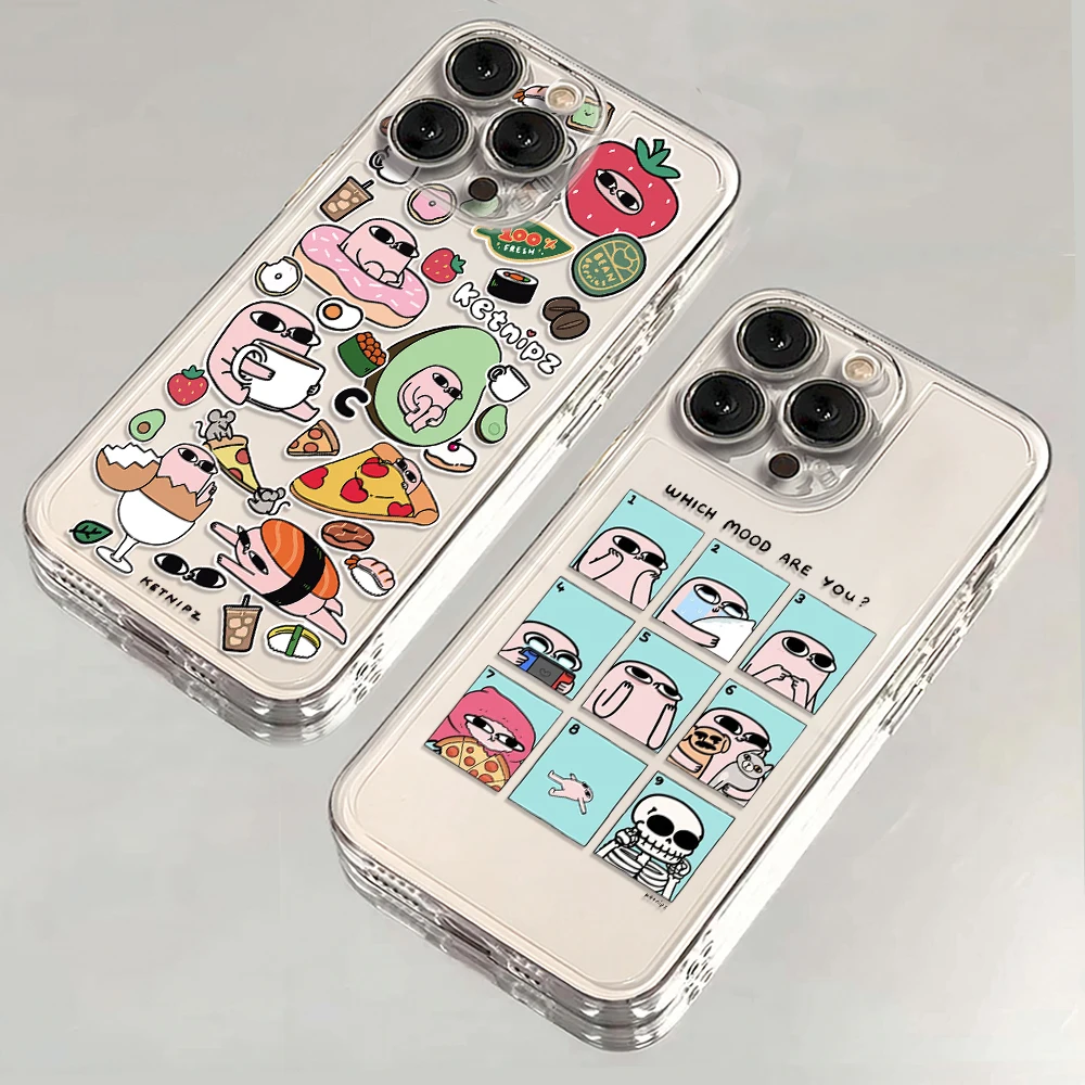 ketnipz small pink bean Phone Case For Samsung A57 A07 A36 A26 A56 A16 A06 A55 A35 A25 A15 A05 A54 A34 A24 A14 A13 Clear Cover
