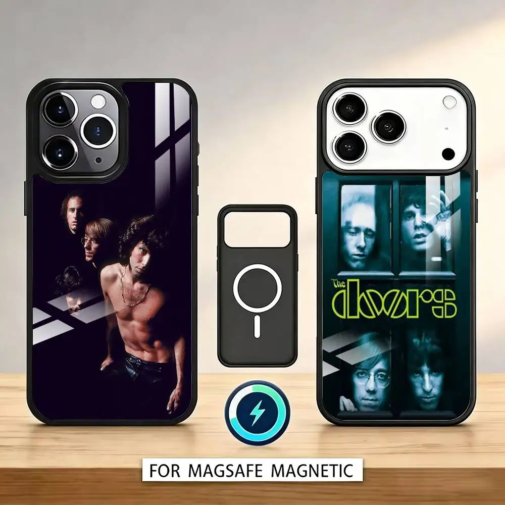 Rock Retro band The D-Doors Phone Case For iPhone17,16,15,14,13,12,11 Plus,Pro Max Magnetic For Magsafe Wireless Charging
