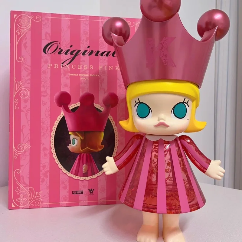 New Hoy Molly Princess 100% Mega Royal Crown Blue Figure Art Collection Blue Pink Dress Park Exclusive Edition Collection Toy