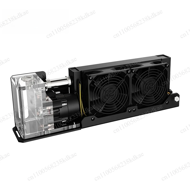 Compact Mini Water Cooler Module Dual Silent Fans For Cell Phone Tablet 3D Printer Electronic Heat Radiator Part