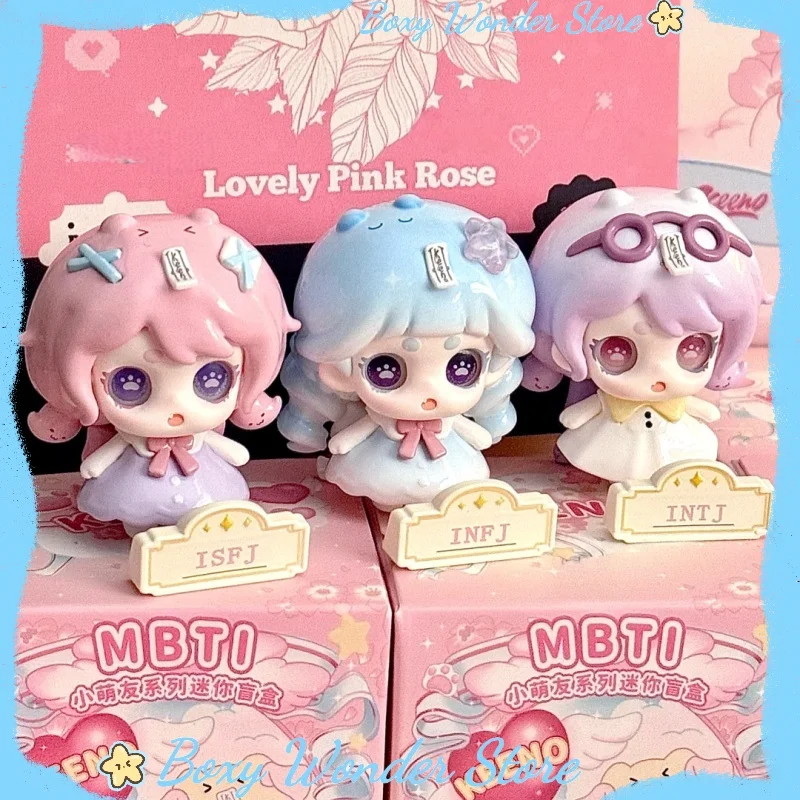 

Новая мини-заглушка серии Keeno Mbti Cute Friends Kawaii, забавные маленькие настольные украшения, которые могут быть собраны в качестве подарков