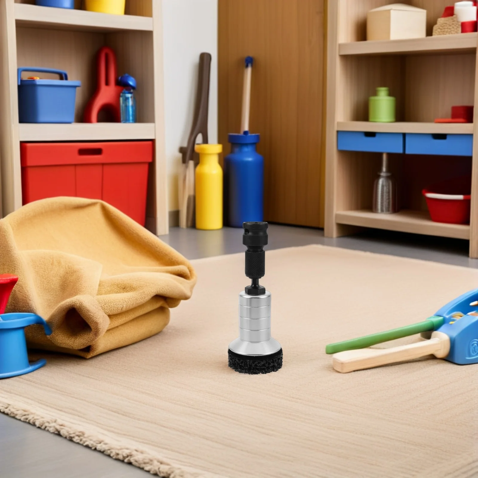 1 مجموعة محور عجلات تنظيف عدة الفرامل محور ألواح التلميع الصدأ أداة إزالة الصواميل مجموعة إطارات السيارات رأس مطحنة إصلاح السيارة #5