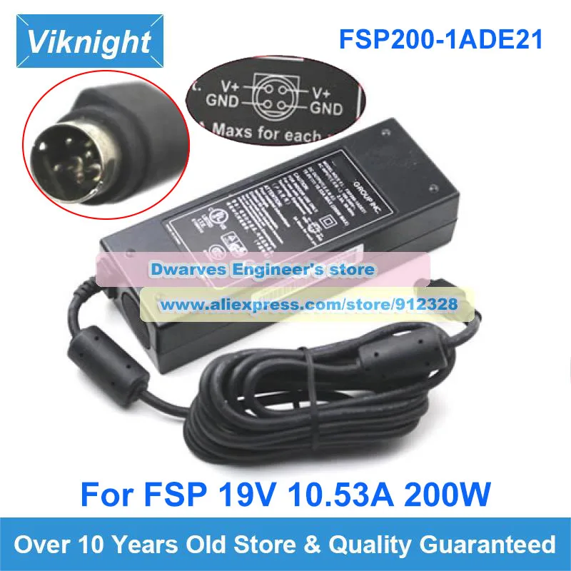 Genuine 19V 10.53A 200W Power Adapter FSP200-1ADE21 For FOXCONN SAVANT PC MTE200-19SX-F-W-C2 9NA2000100 Power Supply Charger