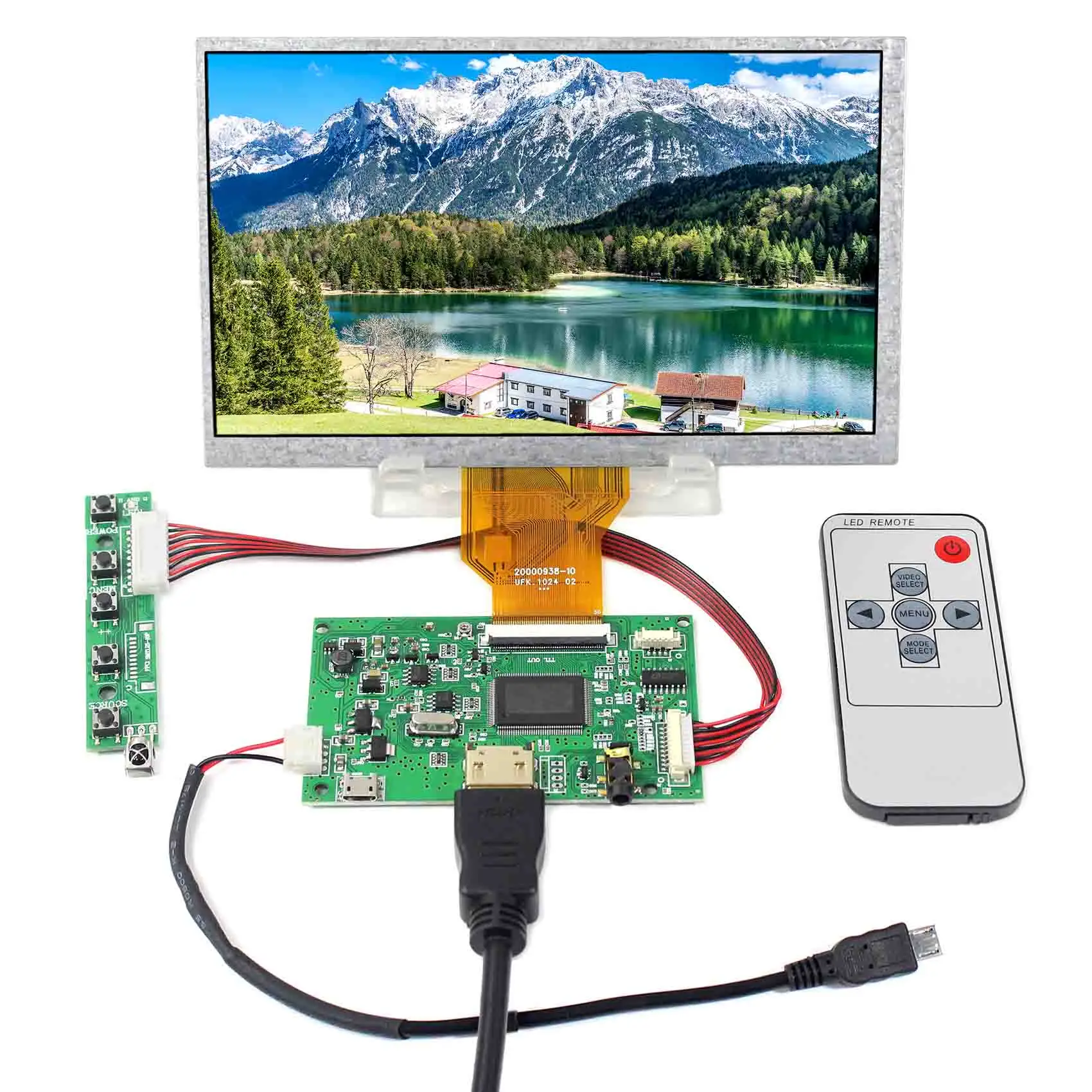 50Pin Ttl Usb Board Smart Watch Lcd Display Replacement Lcd Display 7