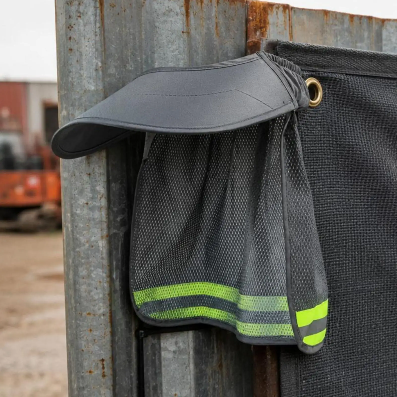 Hard Hat Neck Shade Wide Brim Construction Helmet Breathable Mesh Hard Hat for Outdoor Workers
