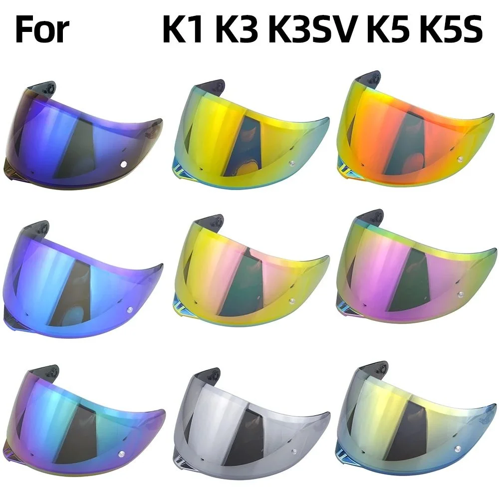

Аксессуары для мотоциклов, козырек для шлема для K1 K3SV K5 K5S, аксессуары для мотоциклов, детали, стеклянные гальванические линзы