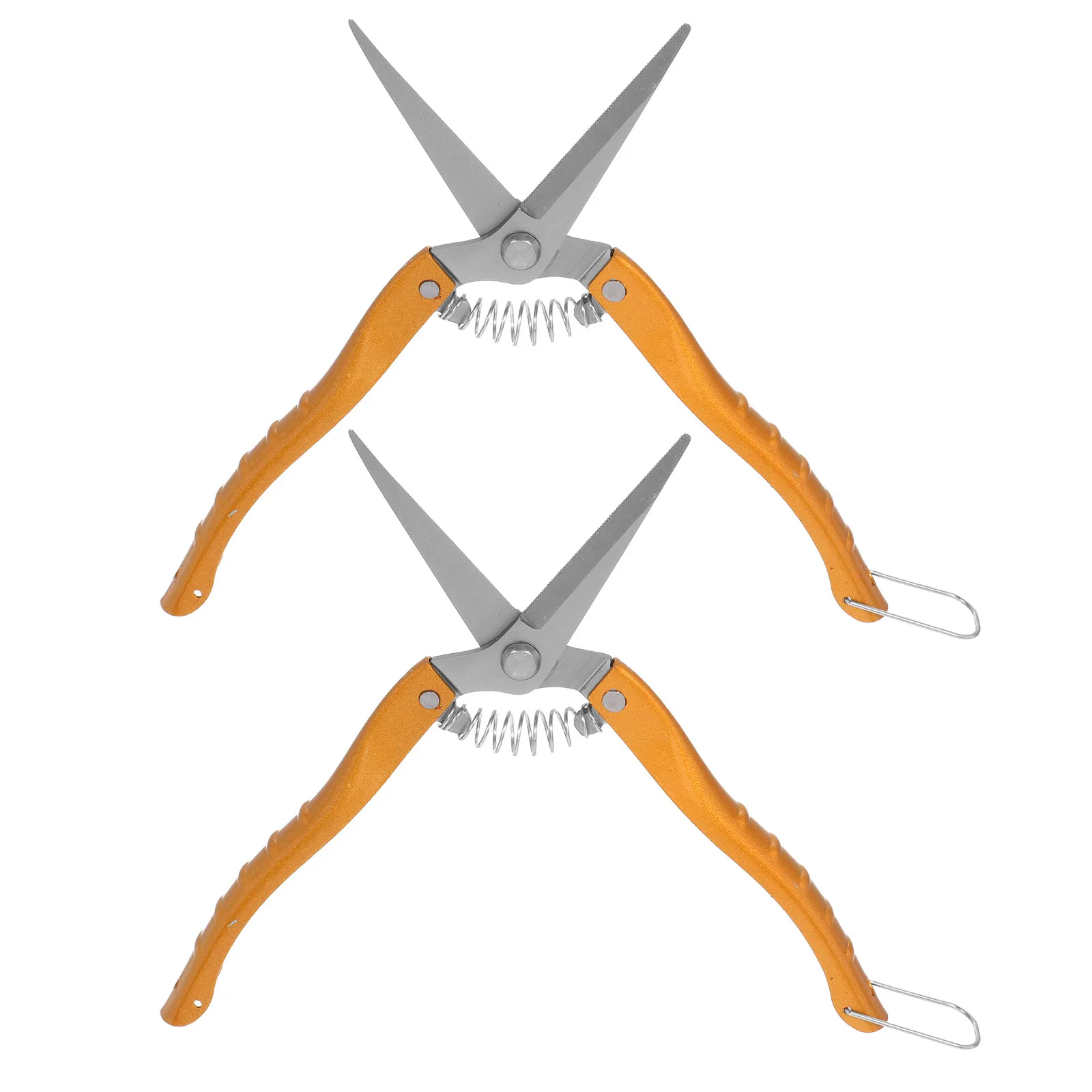 

2 шт. профессиональные садовые ножницы для обрезки с эргономичными нескользящими ручками для обрезки цветочных стеблей и веток