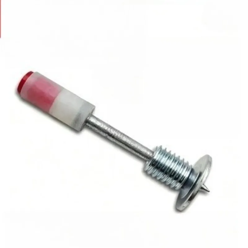7.3mm Integrated Shooting Nail with M8 Thread, Round Head Ceiling Fastener for Light Fixture Installation, 100Pcs/Pack