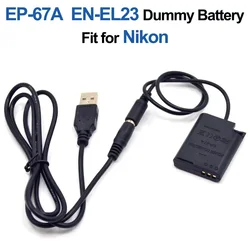 En-El23 En El23 Dummy Battery Ep-67a Coupler Usb To Dc Power Cable Supply For Nikon Coolpix P600 P610 P900s E700 S810c Camera
