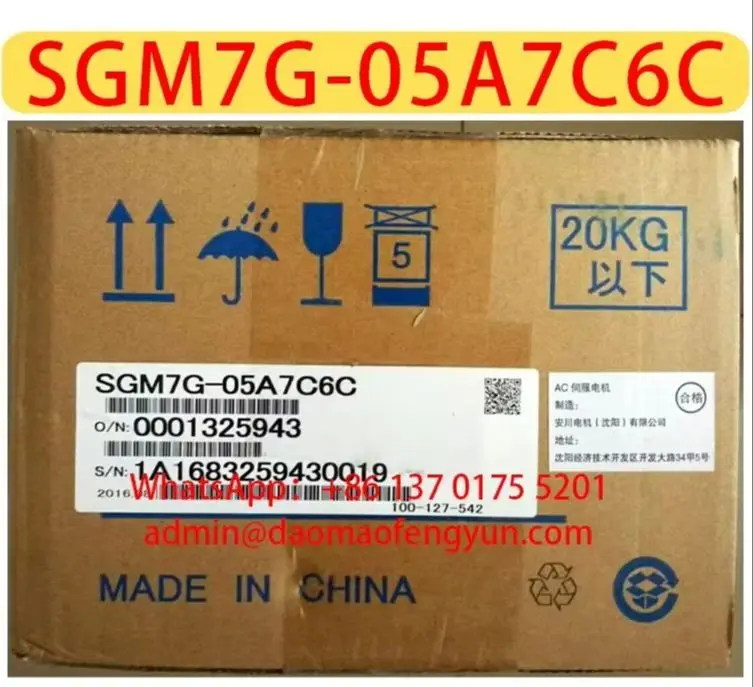 Original Genuine，SGM7G-05A7C6C Brand New Servo Motor，SGM7G 05A7C6C，Fast shipping
