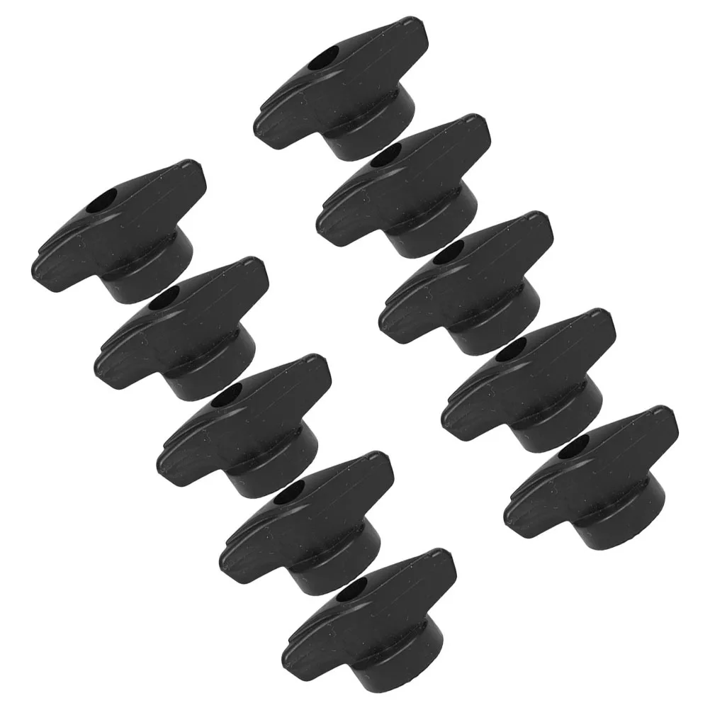 10 шт., пластиковые ручки для тарелок, гайки для тарелок для барабанной установки, запасные части, аксессуары для ударных инструментов, принадлежности для барабанов, музыкальный инструмент