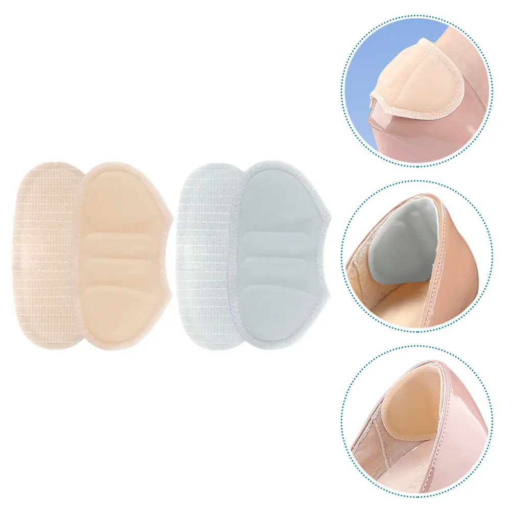 

2pcs Pads Anti-Friction Inserts For Shoes Wear-Resistant Heel Liners Comfortable Shoe Cushions Foot Care Tools Supple Heel