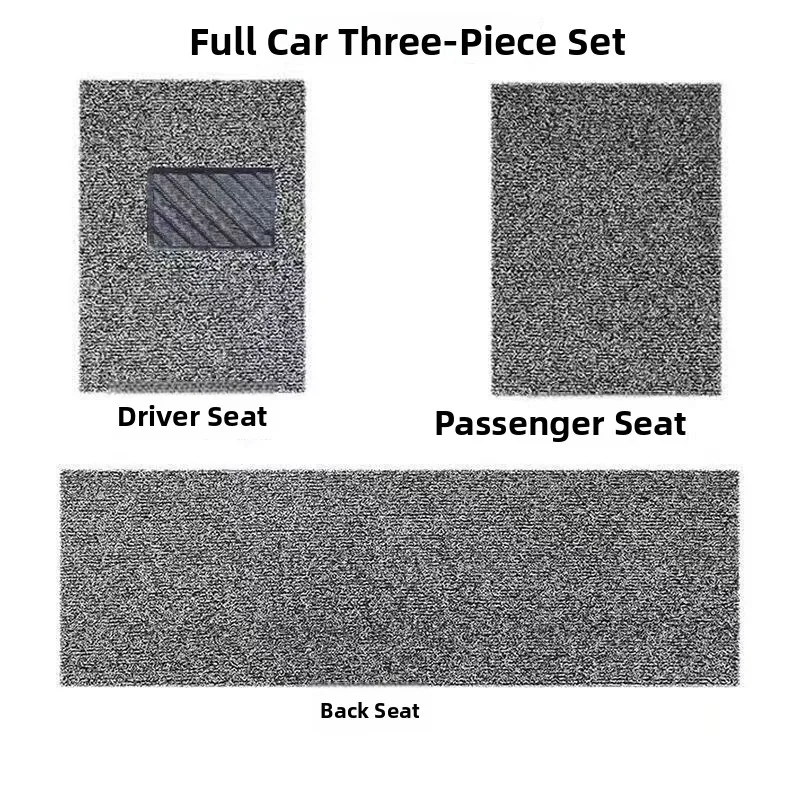 Thickened Silk Loop Car Floor Mats Easy to Clean Universal Customizable Cut Automobile Mat Waterproof Driver Coaster Mat
