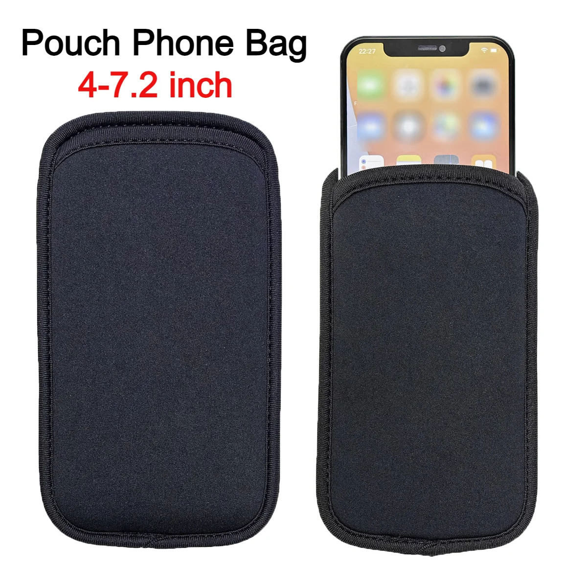 Universal Neoprene Pouch Phone Bag For Samsung Xiaomi Phone 