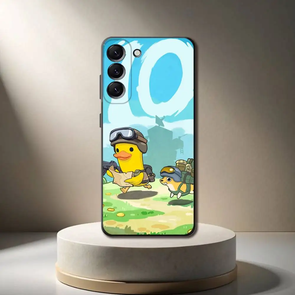 حافظة هاتف E-Escape من D-Duckov لهاتف سامسونج جالاكسي A 73,72,51,53,52,71,22,5G,Note,J7,8,9 غطاء أسود ناعم #5