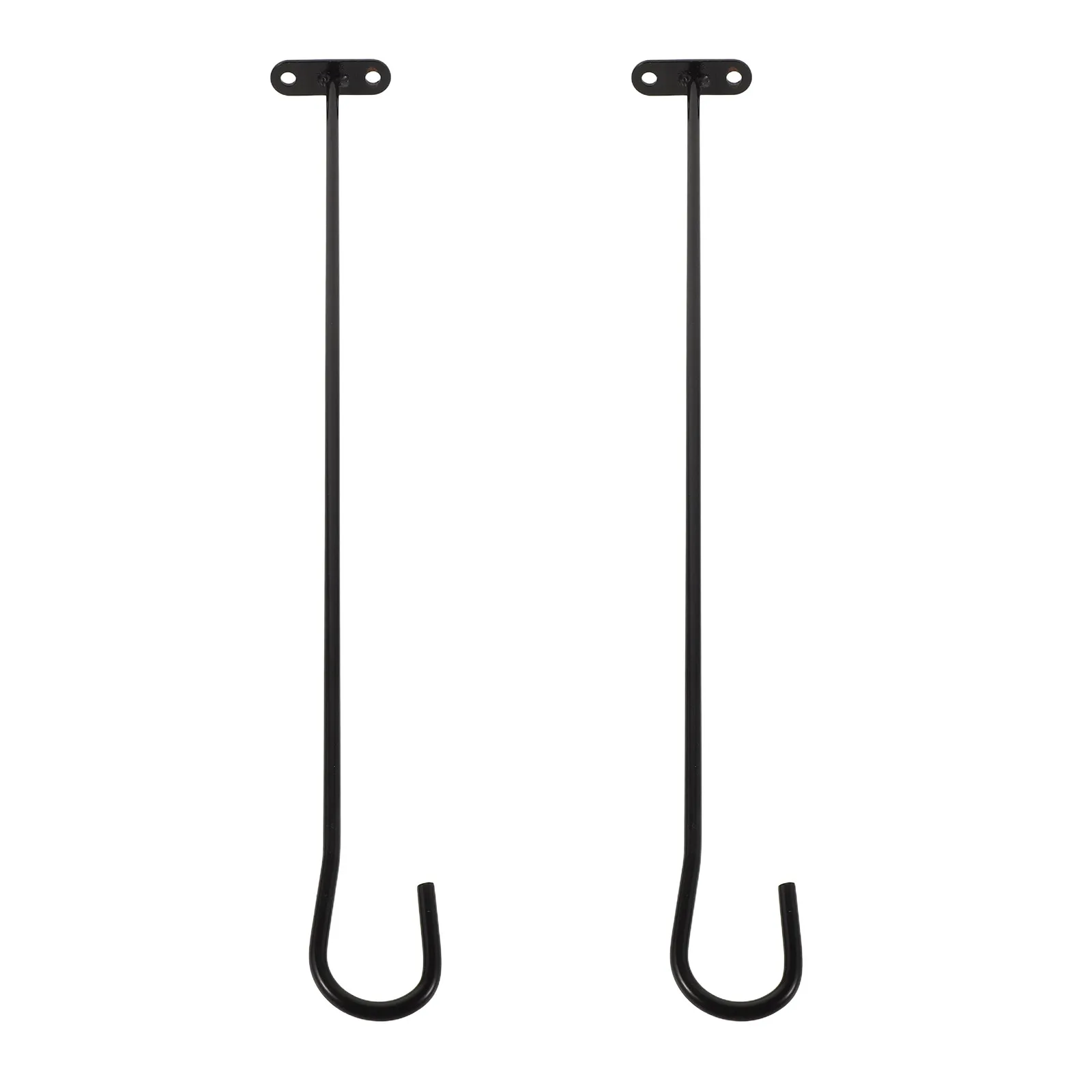 

2pcs Mailbox Flag Hanger Metal Horizontal Garden Flag Pole Holder For Mailbox Post Mounting Bracket Fence Mount Flagpole