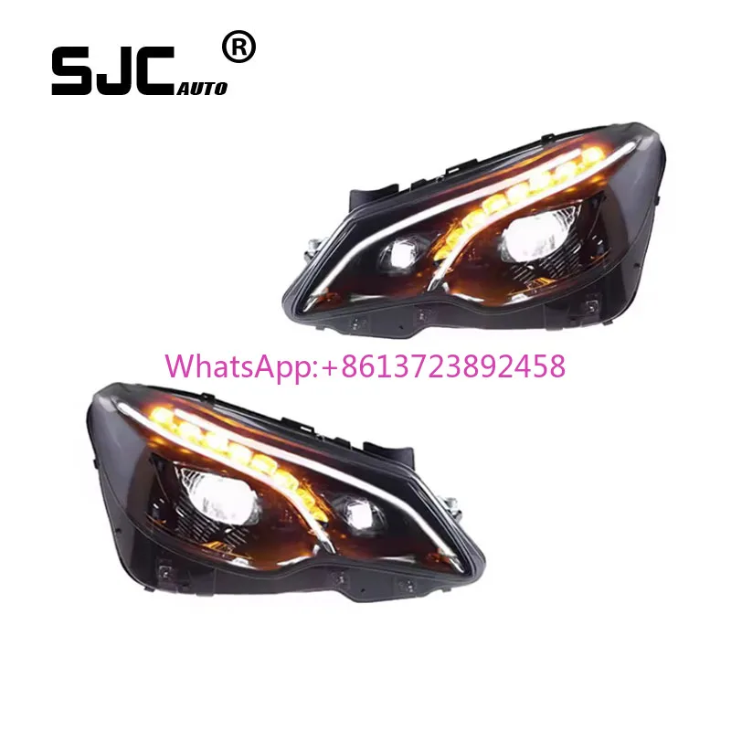 

Car Front Light for Mercedes Benz E-Class W207 14-17. Headlight Assembly Turn signal High/Low Beam Light Easy Installation