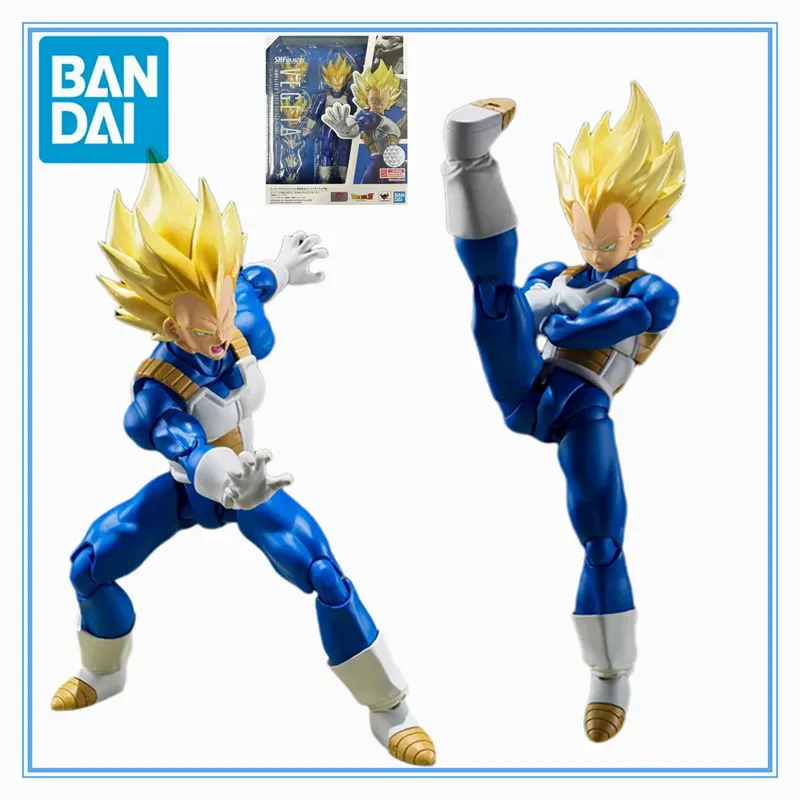 

Original Genuine S.H.Figuarts Dragon Ball Super Saiyan 2 Vegeta Bandai Anime Model Toys Action Figure Gifts Collectible Toys