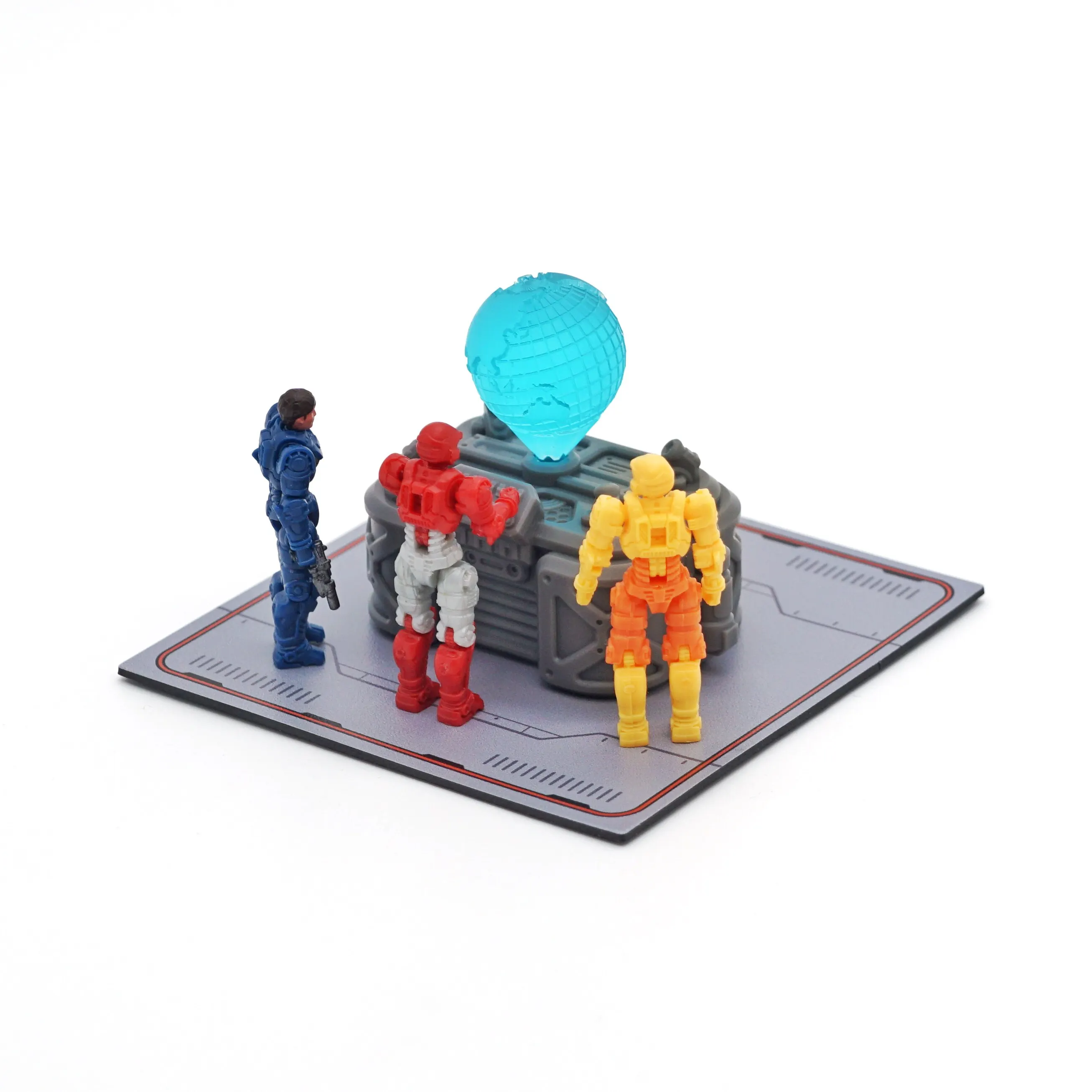 Diaclone 1/60 Holographic Projector Hangar Accessory Mecha Model Kit Display Base Sci Fi Scenery For Adult Hobby Collectors