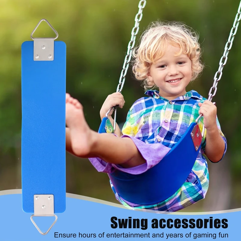 Outdoor Children's Swing Seat EVA Heavy Duty Swing Accessories With Metal Triple-Cornered Ring 300Kg /660 Lb Weight Limit Outdoo