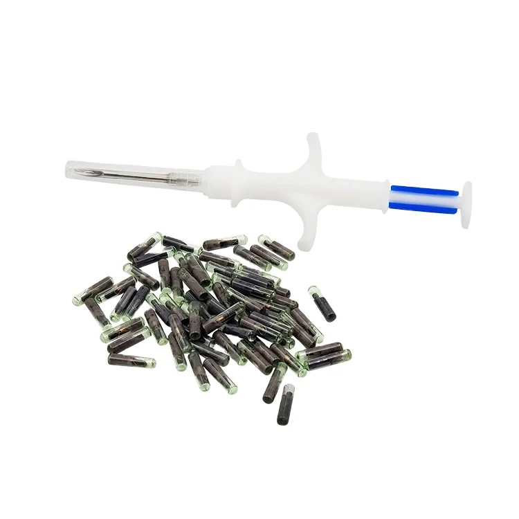 

Factory Price FDX-B 134.2kHz RFID Glass Tube Microchip 1.4×8mm for Dog & Animal Identification