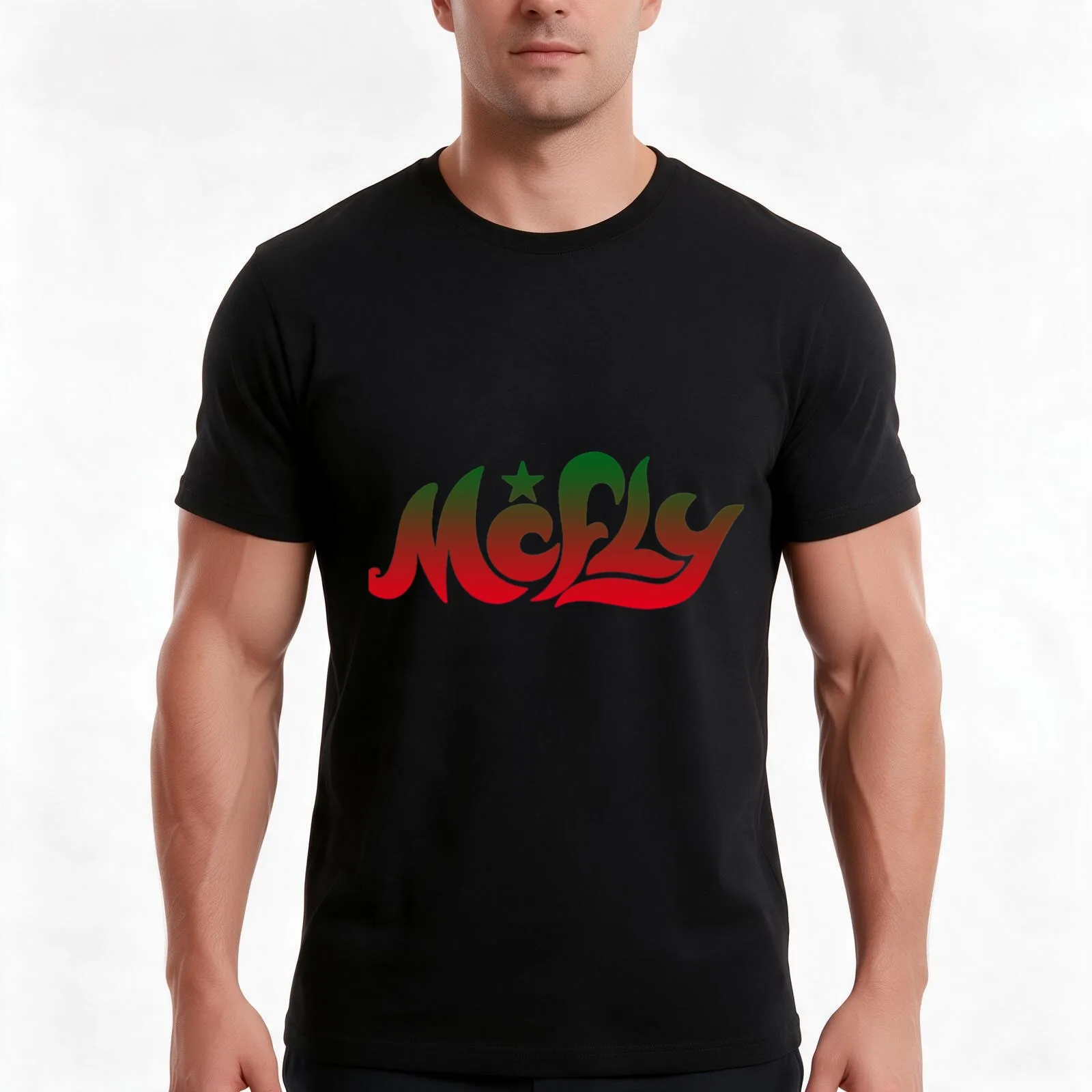 Mcfly Motion in the Ocean Christmas Logo Classic T-Shirt, Summer Casual Cotton Tee, Oversized Streetwear Tops, Unisex Men Women