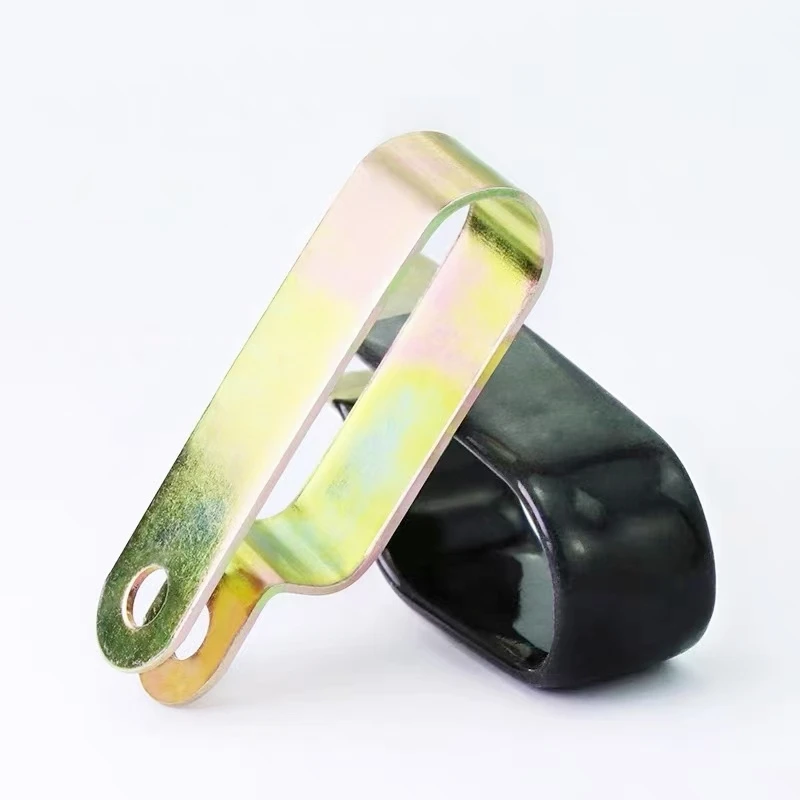 5 шт. оцинкованные стальные хомуты для шлангов типа P, тип R, монтажные хомуты для кабелей, хомуты для труб, кабельные зажимы для 2/3/4/5 кабелей, труб, шлангов