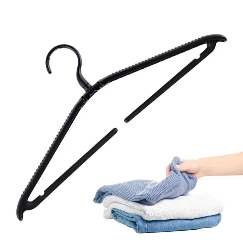 Plastic Cloth Hangers Luggage Closet Organization Space Saving Non Slip Perchas Bra Drying Rack Anti Slip Foldable Clothe Hanger