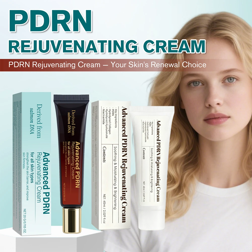 Advanced PDRN Rejuvenating Cream, Salmon DNA PDRN Face Moisturizer for Firming Skin, Women's Face Cream for Glow Skin, 60ML