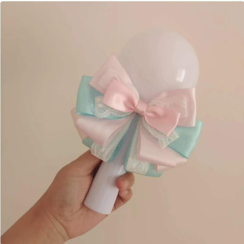 

Original Handmade Lolita Bow Tie Brooch Idol Concert Star Chasing Hand Light Bowkont Women's Collar Flowers Accessories Jewelry