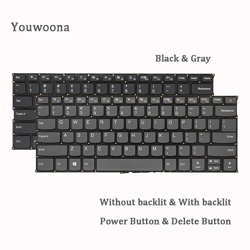 

New Laptop Keyboard For Lenovo 720S-14 320S-13 V530S V720S-14 V720-14 V720 K43 K42-80 6-14IKB