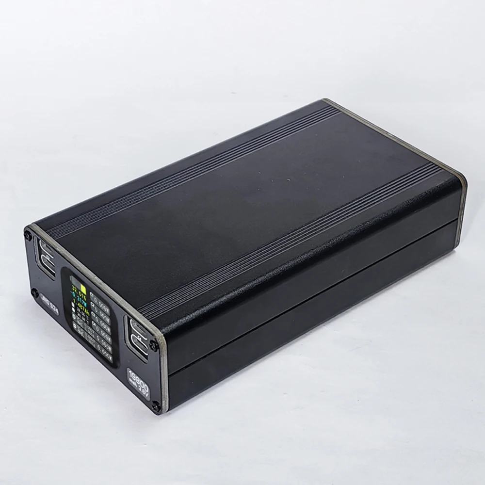 480W 7/21Cell 21700 DC Adjust Current Voltage Laptop PD3.1 140W No Battery No Welding Color Screen 105000mah DIY Power Bank Case