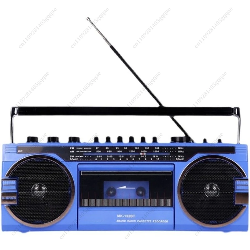 High Quality Portable Cassette Recorder Player  Music Play Walkman Retro Tape Drive AM/FM/SW Radio Bluetooth Speakers