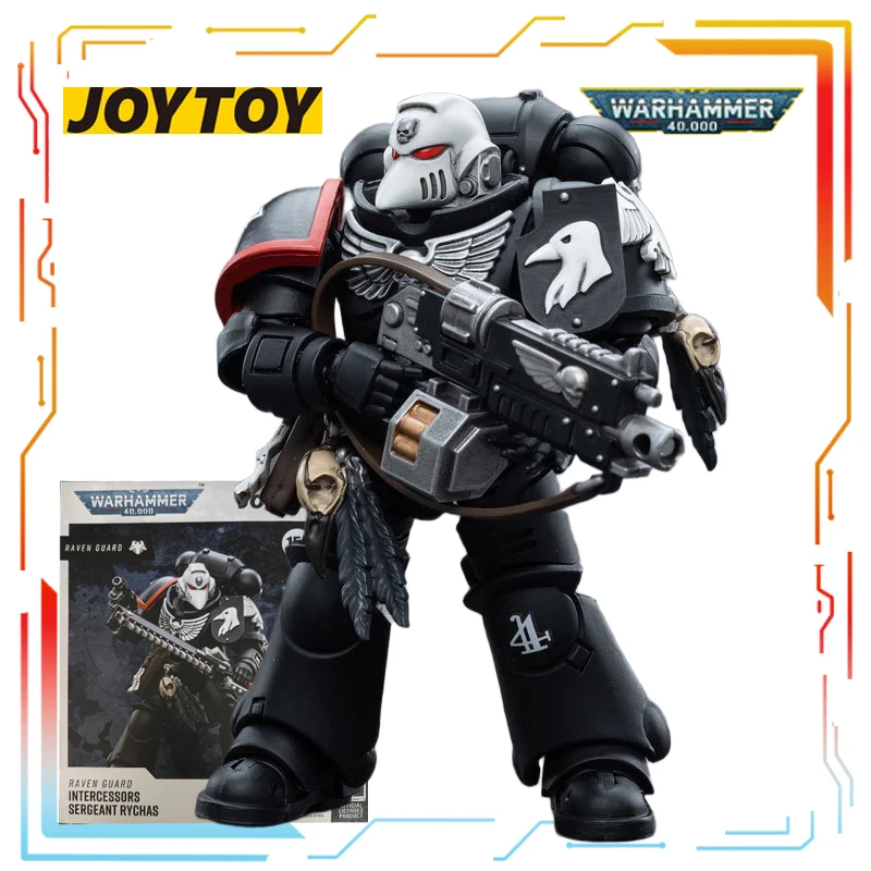 JOYTOY Originale Warhammer 40k Serie Raven Guard Anime Azione Modello di Montaggio Giocattoli Da Collezione Modello Ornamenti Regali per I Ragazzi
