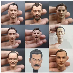 1/6 Scale Army Head Sculpt Allied Forces U.S.A Britain Male Solider Head Played for 12in Action Figure Toy Collection
