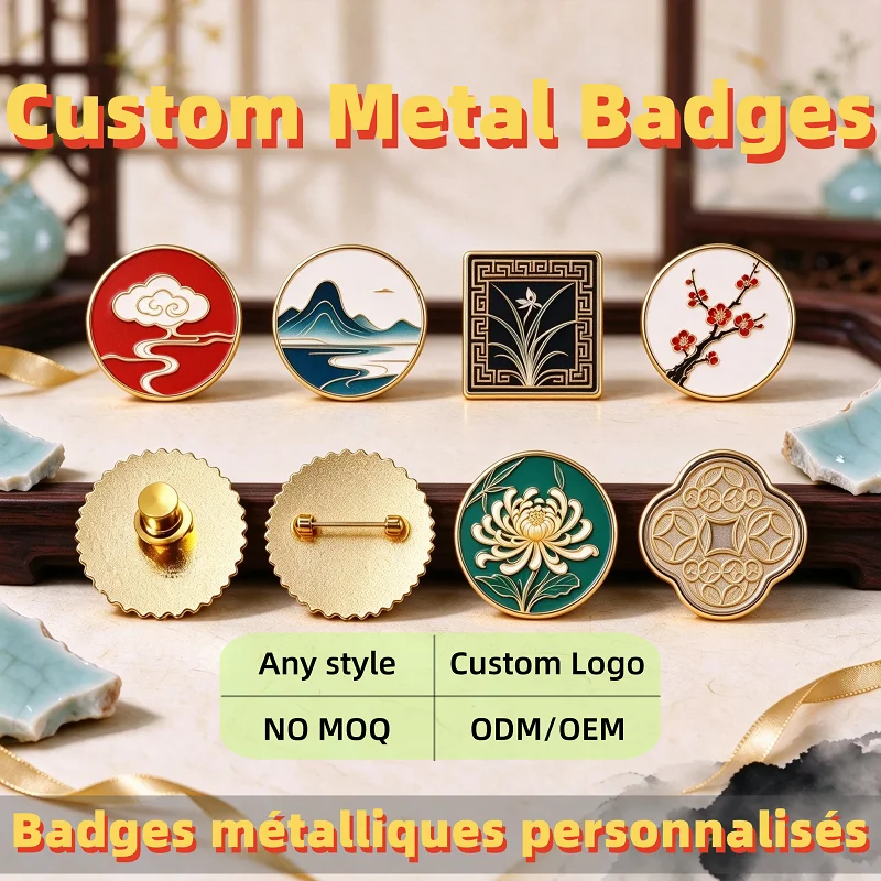 Custom Enamel Pin Clothes Hat Lapel Metal Logo Badge Hard Soft Enamel Pin For Souvenir Gifts Manufacturer Wholesale Custom Pins