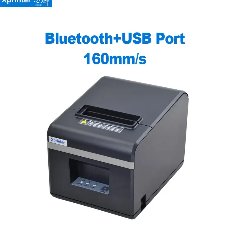 Portable N160II Thermal Receipt Printer Built-in Power Adapter Automatic Paper Cutting Convenient or Practical Easy Use Directly