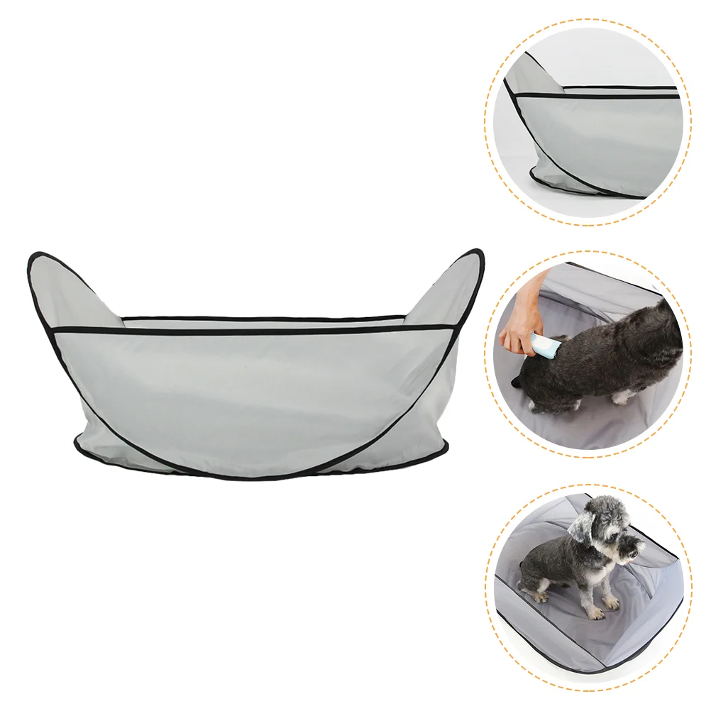 

Pet Shearing Bib Hair Prevention Dog Grooming Supplies Cloak Trimming Kit Polyester Haircut Product