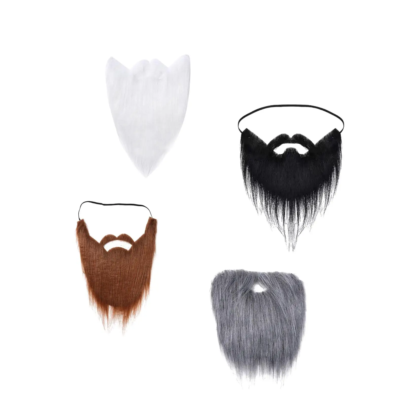 Barbe de Père Noël Nain pour Adultes, Fausse Moustache, Accessoire de Costume de Noël, Performance sur Scène, Adolescent, Garçons, Bol, Nouveauté