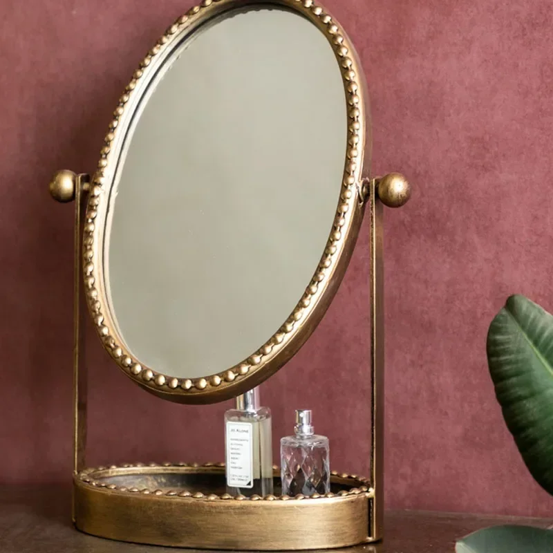 Ritual Art Mirror Modern Design Small Round Aesthetic Bedroom Mirror Bathroom Irregular Bathroom Spiegel Wand Home Products