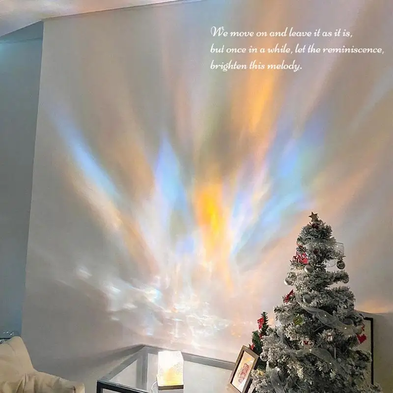 Dynamic Rotating Night Light 16-Color Acrylic Lamp With Remote Control Room Ornaments For Children's Room Party Coffee Table