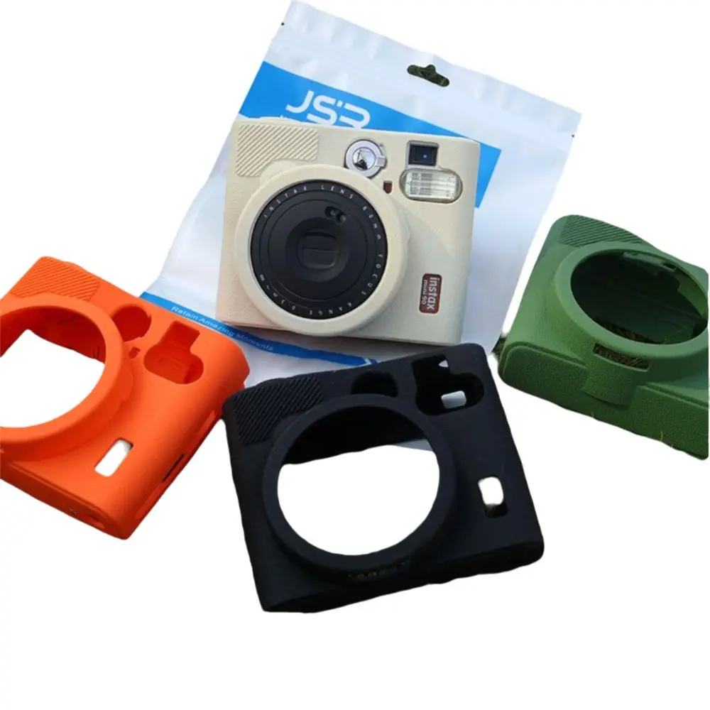 

Silicone Camera Body Case Dustproof Portable Protective Case Soft Shockproof Protective Cover for Fujifilm Instax mini 90
