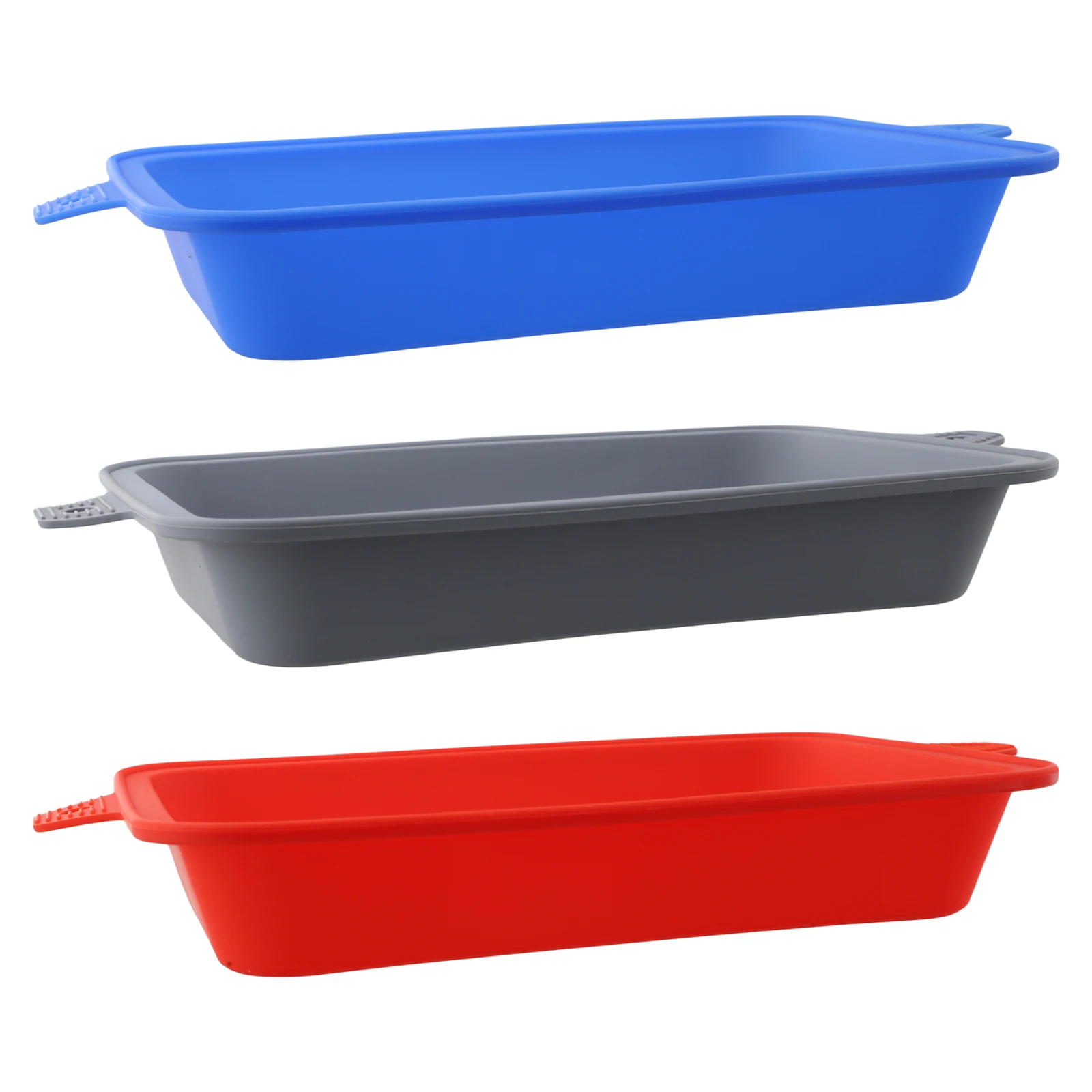 Barbecue Accessories Silicone Drip Pan Lightweight Design Long Lasting Use Perfect For Grilling Barbecue Blue Outdoor Grilling